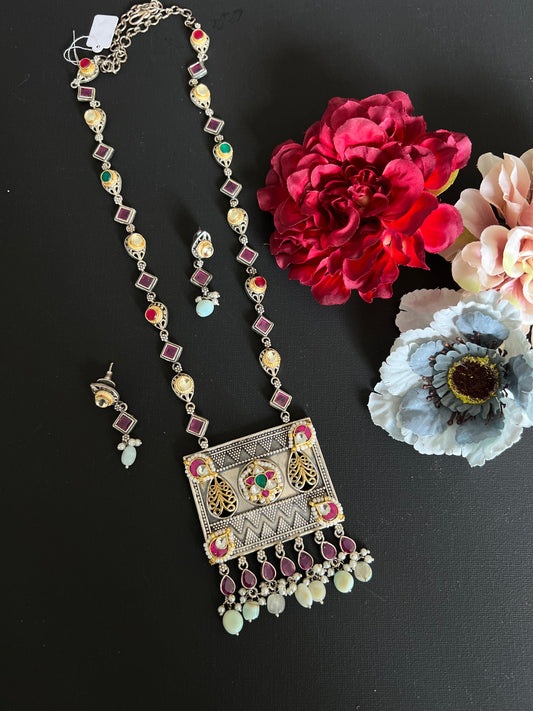 Pachi Kundan Necklace